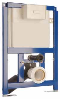 SANITARY SYSTEMS / WC FRAMES WC FRAME B= C= TRM1820 A= Frame height 820mm Cistern access front or top For use below standard window sill WC FRAME B= C=205 TRM1985 Frame height 985mm A=985 590 515