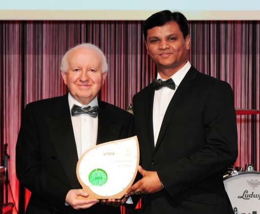 SCL received the IMEX GMIC Green Supplier Award which was presented to Syed Mubarak, director of sustainability. The award was received for our leading environmental management system in Macao.