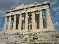 " Finest example of Greek architecture." Balanced proportions.