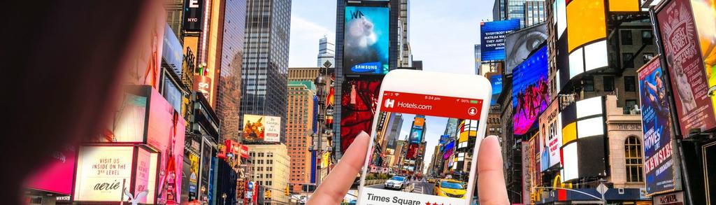 Times Square & Pizza In New York, Beads In New Orleans & Sunshine In Miami February 22, 2018 World-first #TravelBrag AI analysis from Hotels.com reveals travelers top social media brags Hotels.