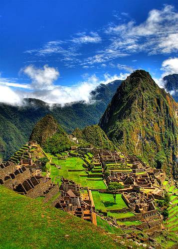 less than 100 years later following the Spanish conquest of Peru. Enter Machu Picchu by the main gate, admiring your first few glimpses of this incredible archaeological site.
