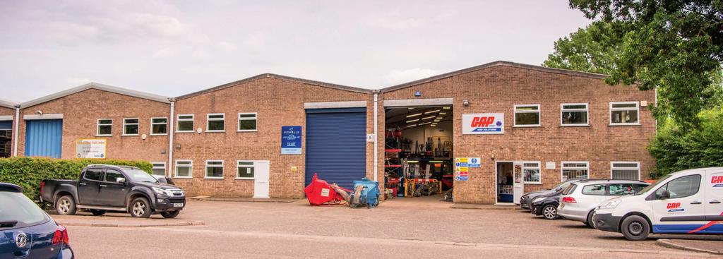 Each unit provides a roller shutter door, separate personnel access and demised front