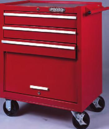 STANDARD-DUTY CABINETS 44109 5 DRAWER ROLLER CABINET 12,931 cubic inch capacity. Includes 5" x 2" casters. 44109 No.
