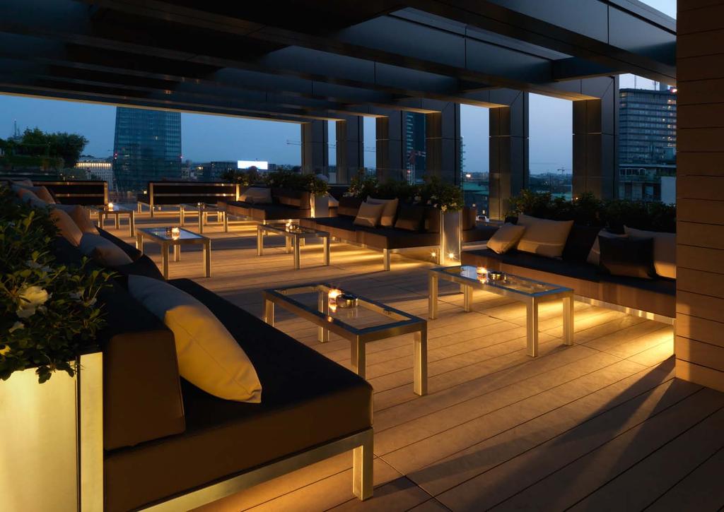 Dine on the rooftop with a 360-degree view
