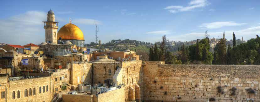 Escorted Tour 8 days / 7 nights Jerusalem & Surroundings Every Tuesday All transportation in air conditioned vehicle 5 nights accommodation in selected hotels Dinner in Jerusalem on Thurs day