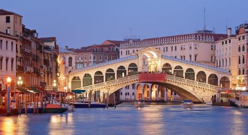 Day 9 Venice Thursday June 30, 2016 Private Coach - arrives at the Padua hotel and transfers group to Venice (Tronchetto) Guide