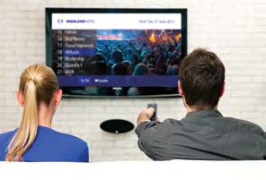 Create a unique experience for your guests Exterity IP video & digital signage solutions in Hospitality