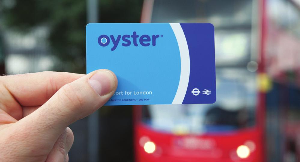 Visitor Oyster card On Tube, DLR, London Overground, TfL Rail, Emirates Air Line cable car* and National Rail services: touch your card on the yellow card readers at the gates when you start and when