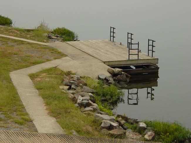 Courtesy dock, Example 4. Ste. Marie Park, Lower Arkansas River.