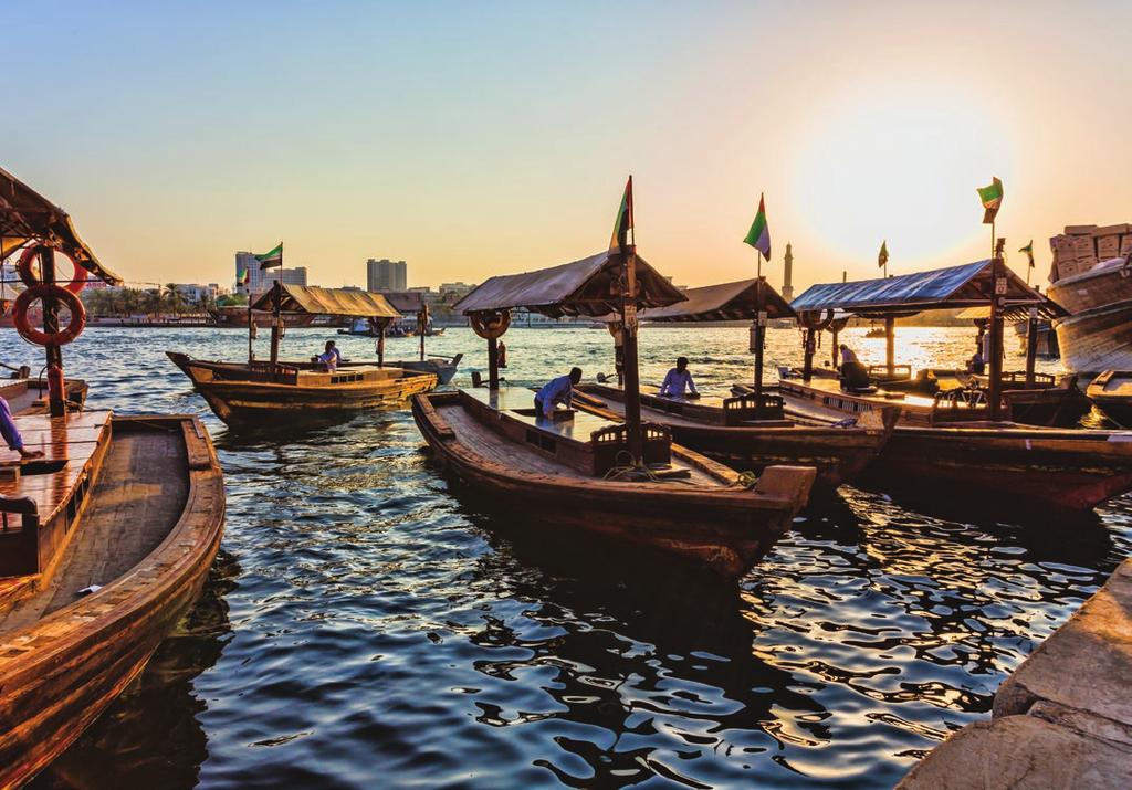 About Dubai Dubai, one of seven emirates that make up the United Arab Emirates, is a cosmopolitan city that combines innovation and a modern lifestyle with traditional Arabian values.