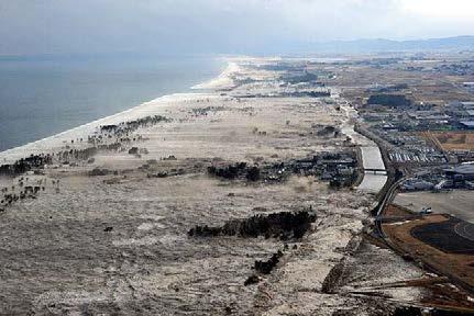 On 11 March 2011, huge tsunamis afflicted the