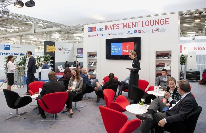 Your participation option for Basic package VIP Special 2 VIP passes for the Investment Lounge located within Global Business & Markets Free participation (2 persons) in the Special Guided Tour