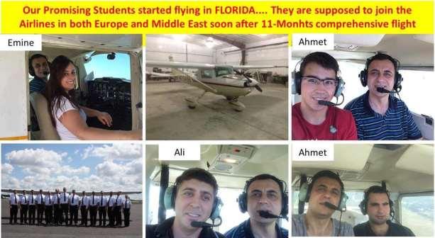 Main Requirements For Beginning of the Course: At least two student pilots must come together and apply the related University Aviation Training program.