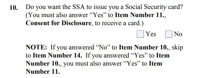 Step 2: Prepare and Mail the OPT Application Complete the Form I-765 #10 Do you want the SSA to issue you a Social Security card?