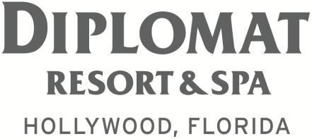 DESCRIPTION Nestled between the shores of the Atlantic Ocean and the Intracoastal Waterway in Hollywood, Florida is the renowned Diplomat Resort & Spa Hollywood, a Curio A Collection by Hilton