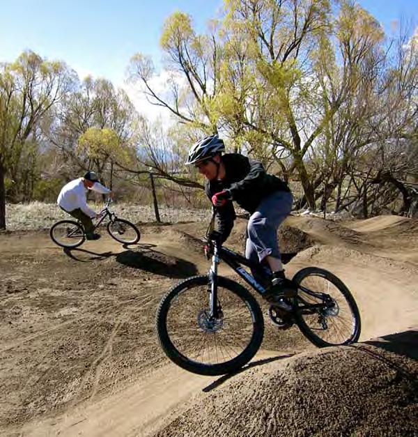 2 Pump Track and Skills Area Part of the concept for the central hub is to have a pump track and skills area located directly adjacent to the trailhead kiosk and Visitor Centre.