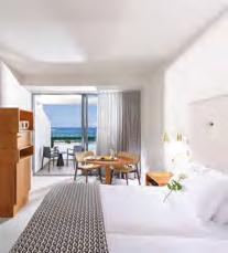 GUEST ROOMS Standard Rooms with side or direct sea view are redesigned with modern furniture combining comfort and relaxing ambience.
