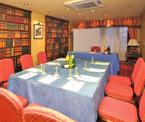 rooms accommodating up to 60 delegates offer you the space and time to think in a completely fresh