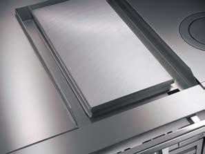 High-performance infrared burners generate intense heat to cook quickly and