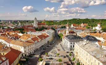 Vilnius is rated as the safest capital in the Baltic States with relatively low levels of noise. Nearly half of Vilnius is green space - about 3 times more than Amsterdam, Berlin and Warsaw.