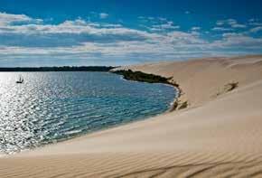 The Curonian Spit Oasis The narrow and lengthy (98 km long) peninsula, washed by the Baltic Sea and Curonian Sea, reminds one of a desert.