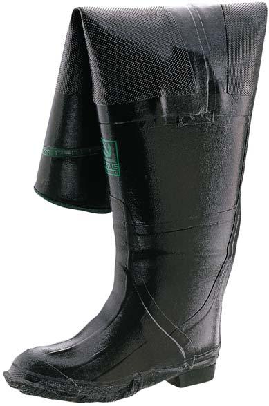 26 WEATHER PROTECTION Chest Waders & Hip Boots Safety styles meet ANSI Z41 PT 99 Section 1 for Impact/75 and Compression/75 toe protection.