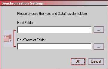 Figure 7: Synchronization Settings Window 2. Click on the Host Folder Browse button (Figure 8). Navigate to the data stored on the computer. Highlight the folder and click OK. 3.