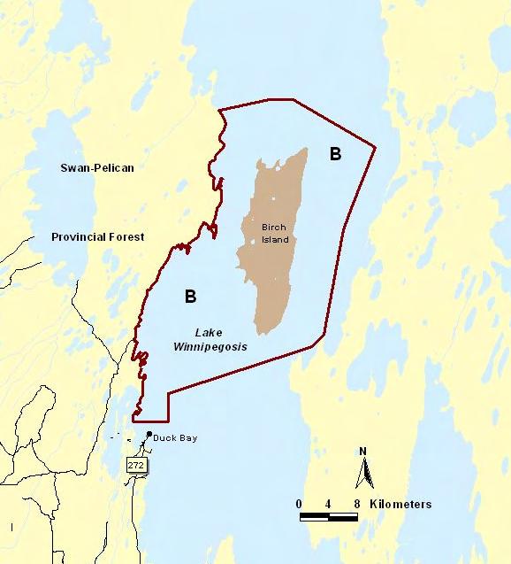 Birch Island Land Use Category Backcountry (B) Size: 79,000 ha or 100% of the park reserve.