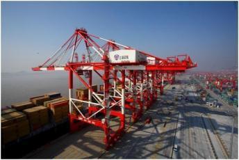 Shore power demonstration at container terminal Location Guandong