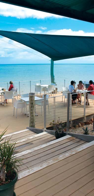 Welcome to Oceans Restaurant - open from 9am to 3pm What better way to finish off your Ocean Park adventure than relaxing at our licensed restaurant overlooking the Shark Bay Marine Park?