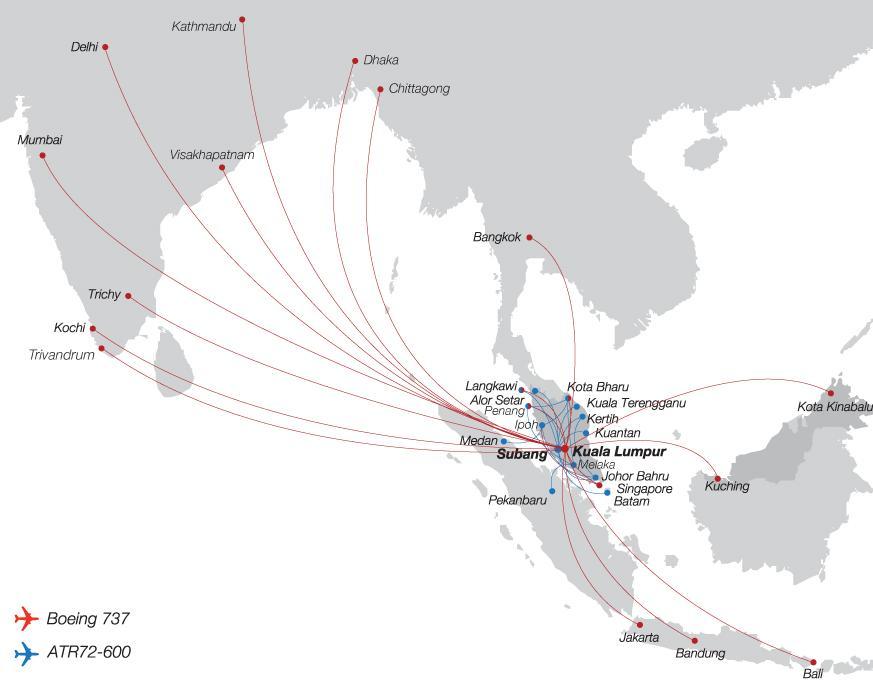 Malindo Air: Indian and ASEAN Cities Source:
