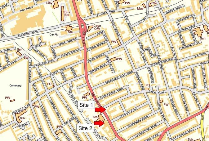 A1/A2/B1/D1). 317a Hoe Street is a 0.06 hectare (0.14 acre) site used as a car wash / tyre fitting service. 400 Hoe Street extends to approximately 0.16 hectares (0.