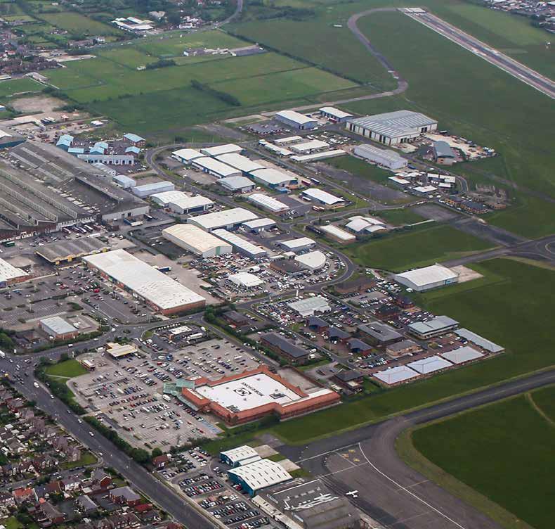 Blackpool Airport is situated close to the dealership.