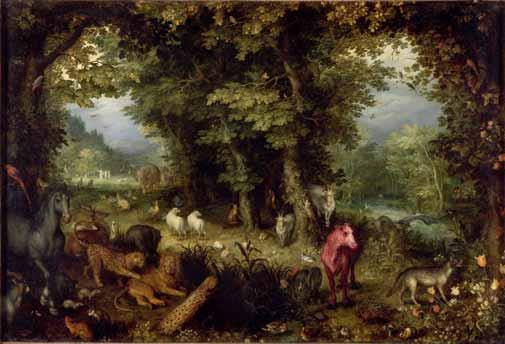 gallery 2 Jan Brueghel the Elder, Earth or the Earthly Paradise, 1607 1608 Oil on copper LOOK CAREFULLY at the original painting on the wall Can you find 7 DIFFERENCES in this version?