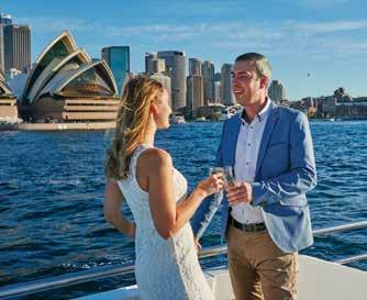 ^ Cruise usually operates on Sydney 2000 or John Cadman 2 Top Deck Lunch Cruise on MV Sydney 2000^ Choice of 2 or 3 course contemporary Australian a la carte dining