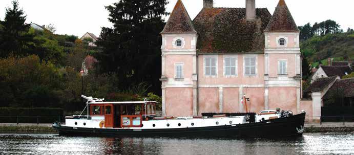Friday 9am The Randle departs, today we are cruising on the River Yonne, with open views as we