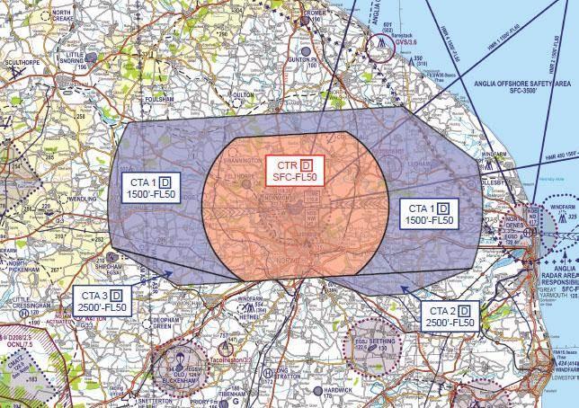 CLASS D CONTROLLED AIRSPACE GUIDE Introduction Norwich International Airport is surrounded by Class D Controlled Airspace (CAS).