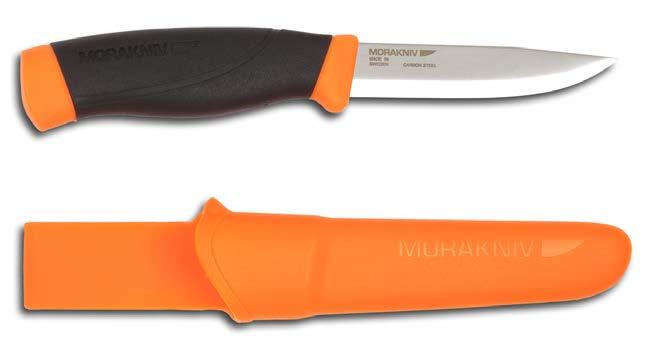 1 pcs-pinpac 5/ctn: 12092 Morakniv Companion Heavy Duty F (C) Powerful tool with a slightly thicker blade of carbon steel and an extra large ergonomic handle with a soft high friction grip.