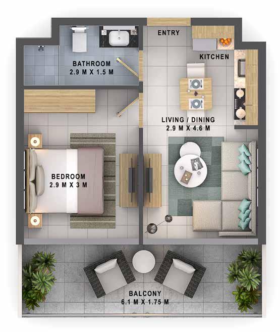 TYPICAL FLOOR PLAN 1-BED TYPICAL FLOOR PLAN 2-BED Disclaimer: All pictures, plans,
