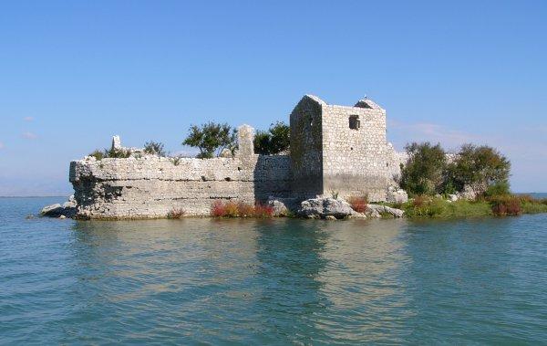 Lake Skadar/Shkodras magnificent landscapes under the Mediterranean sun and its plentiful cultural heritage, including many medieval monasteries and fortresses (pictured