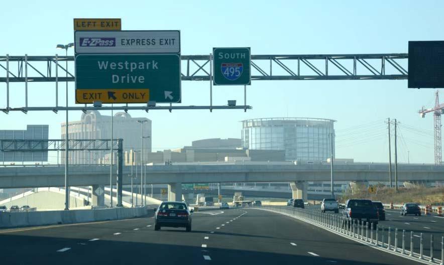 Project Scope 2 express lanes in each direction from I-495 (Capital Beltway) to Gainesville (University Boulevard) 3 general