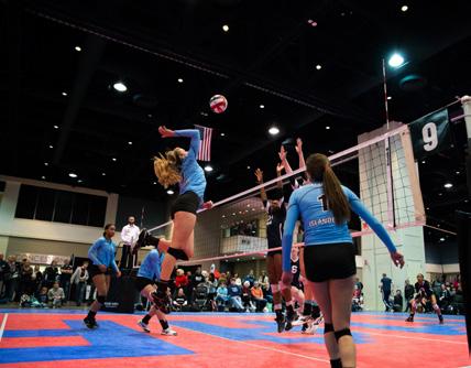 The Mid-Atlantic Power League (MAPL) volleyball tournament returned to RCC with record participation; played on 25 courts, the
