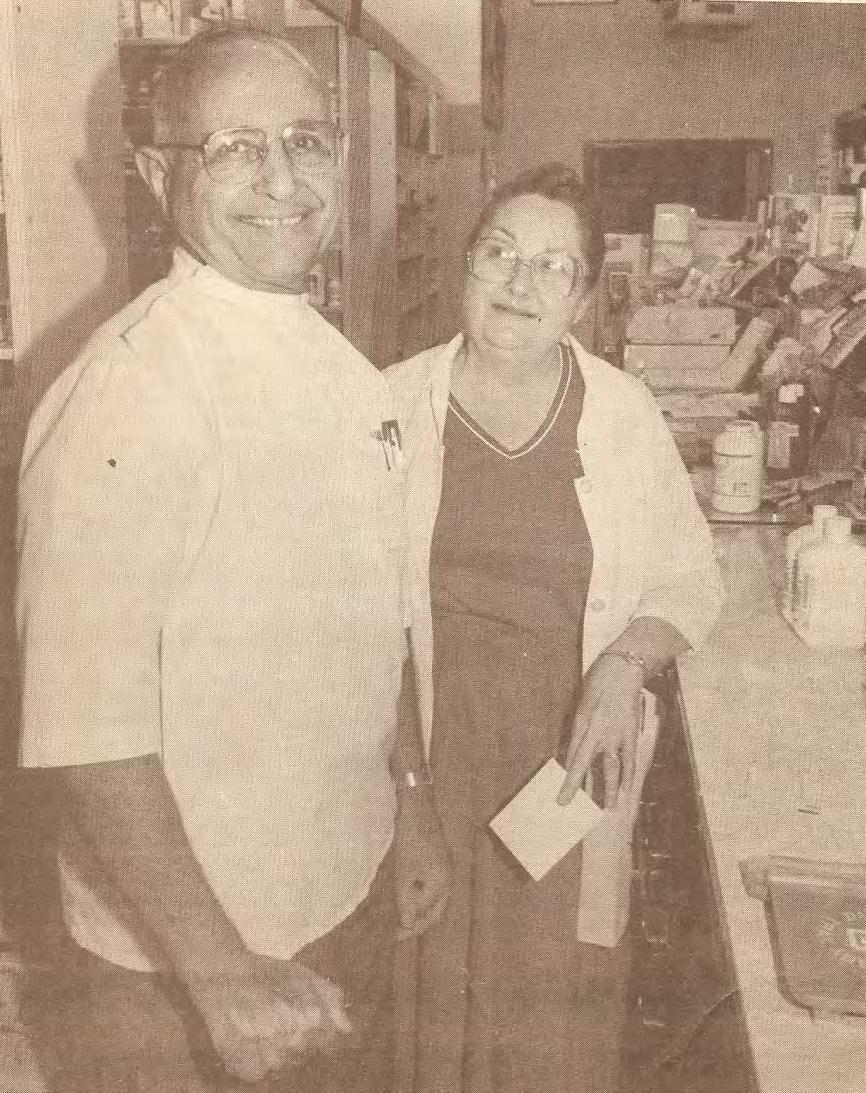 The owner s of Grover City Pharmacy, Gene & Gracia Bello, filled their first prescription on August 1, 1952.