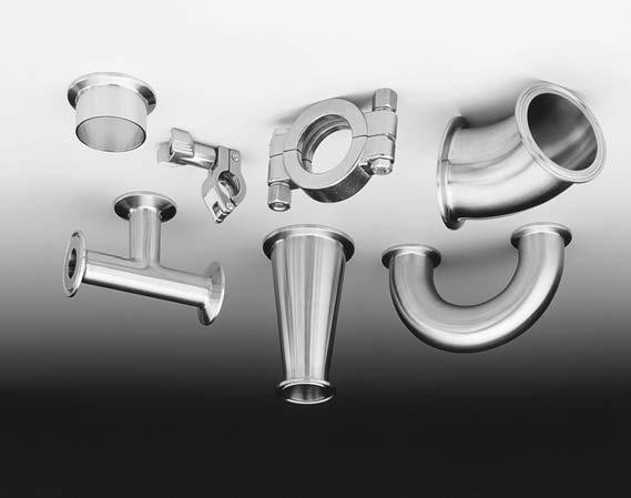 Clamp Specifi catio ns STINLESS STEEL FITTINGS PRODUCT CTLOG CLMP FITTINGS... Clamp Style Fittings are most popular for easy assembly and breakdown of process lines and equipment.