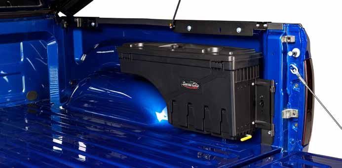 UnderCover, maker of the most popular hard tonneau in the USA, brings you SwingCase.