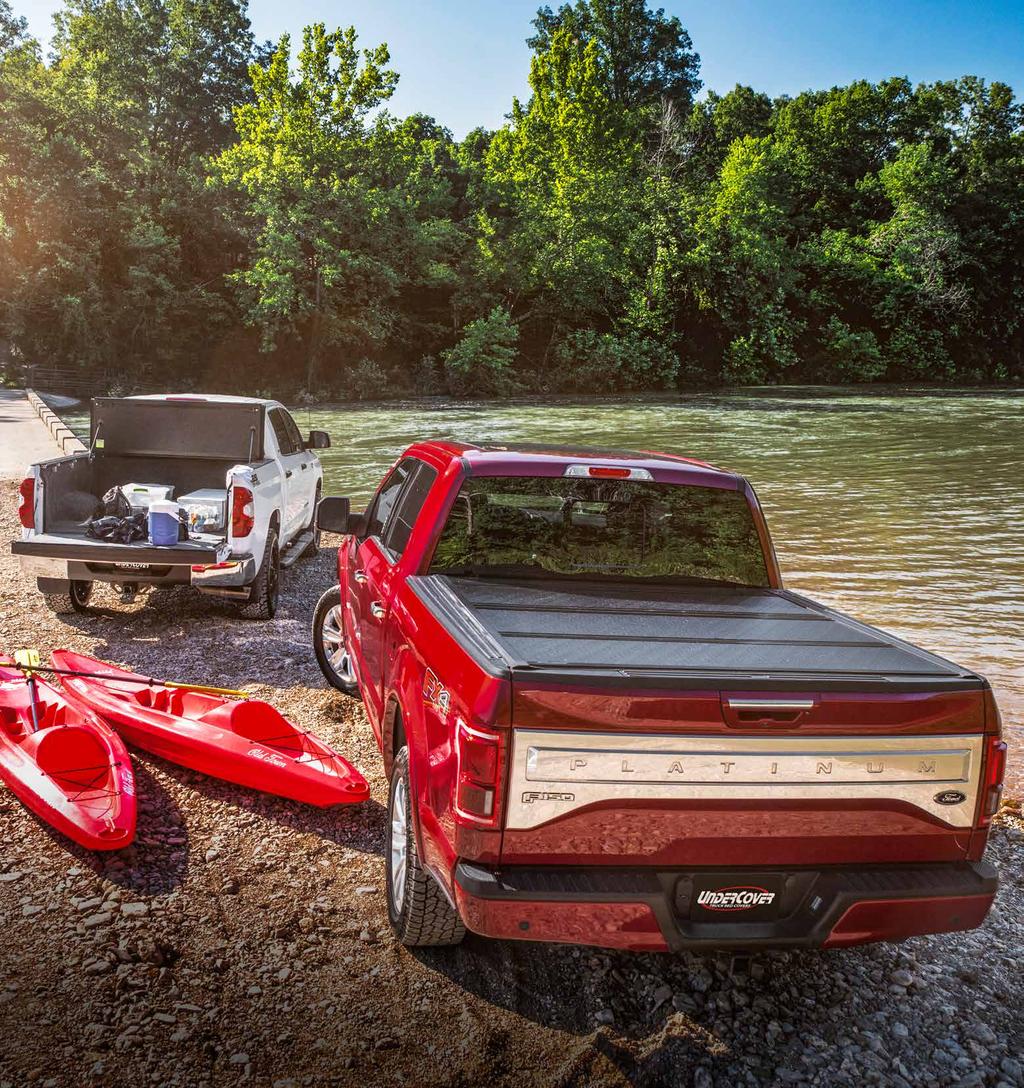 FLEX The UnderCover Flex is a hardfolding truck bed cover that gives you the ultimate control of your truck bed, offering three secure riding positions.
