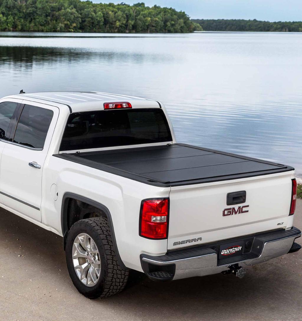ULTRA FLEX THE ULTIMATE TRUCK BED SOLUTION A hard-folding truck bed cover that comes with exciting new features, and is topped off with an alluring matte finish.