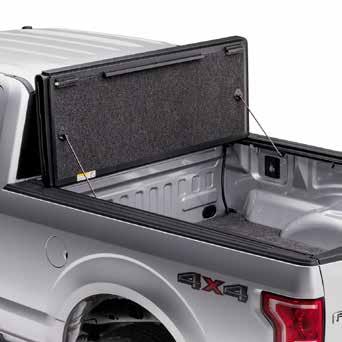 universal tailgate operation, allowing you to close the tailgate with the cover open or shut.
