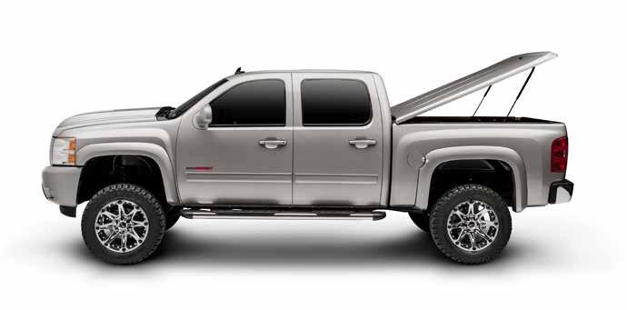 SOPHISTICATED DESIGN, SUPERIOR FINISH The LUX is a sleek, durable onepiece truck bed cover that is painted to match the color of your
