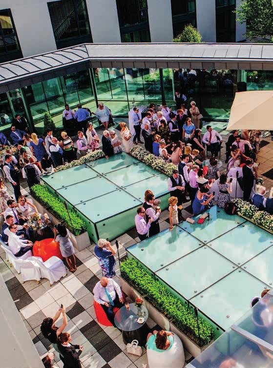 MEET ON 2 The Terrace and Siege on level 2 in Sheraton Athlone are a perfect combination for open air private meeting and dining. They create a sense of elevated exclusivity guests simply love.